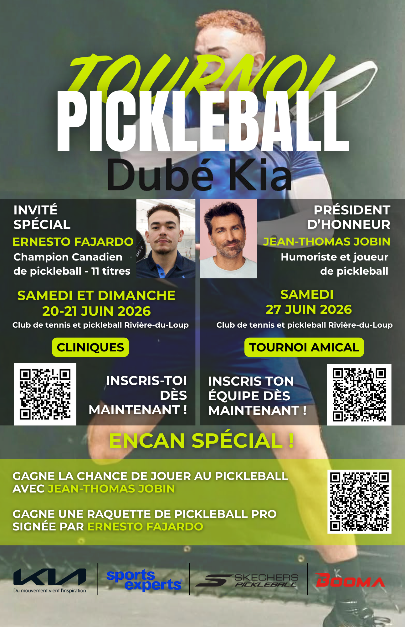Tournoi Pickleball Dubé Kia