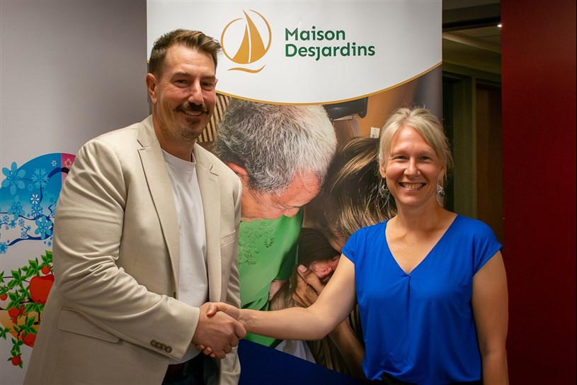 Photo - Medway s'engage auprès de la Maison Desjardins